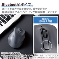 Bluetoothマウス 静音 ワイヤレス 無線 握りの極み 5ボタン S ブラック M-XGS30BBSKBK エレコム 1個（直送品）