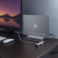 サンワサプライ USB Type-Cマルチ変換アダプタ(HDMI+LAN付・ケーブル15cm) USB-3TCHLP7S 1個