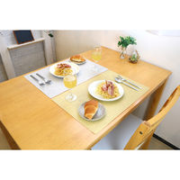 明和グラビア　抗ウイルスランチョンマット　VPM-ムジ　 YE4977932273641　1セット（4枚入）（直送品）