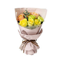 【生花】アデリー フリルブーケ　パッション　８本 DB-PS8 1個（直送品）