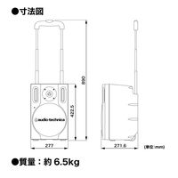 オーディオテクニカ デジタルワイヤレスアンプシステム ATWーSP1920/MIC 1個
