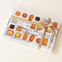 プチフールポストインギフトボックス-S 1セット（100枚） W290×H24×D195mm PFR-PGBS ヘッズ