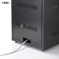 サンワサプライ 機器収納ボックス(幅300×奥行き350×高さ600mm) CP-KBOX7BK 1台（直送品）