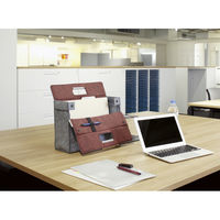 コクヨ モバイルバッグ<モ・バコ> 手提げタイプ グレー×レッド カハ-MB11R 1個