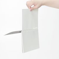 無印良品 ノート型はがせるルーズリーフ A5・6mm横罫 20穴 50枚 黒 1セット（2冊） 良品計画