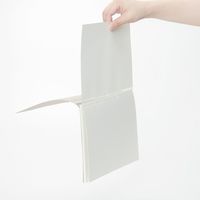 無印良品 ノート型はがせるルーズリーフ B5・5mm方眼 26穴 50枚 グレー 1セット（2冊） 良品計画