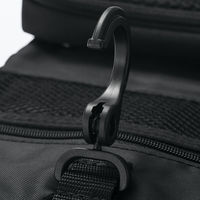 無印良品 ポリエステル 吊るして使える着脱ポーチ付ケース 黒 約12×18×4.5cm 良品計画