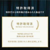 WIZ ネッククーラー SUO スオ RING 28℃ ICE M 95g ブラック クールリング クールネック