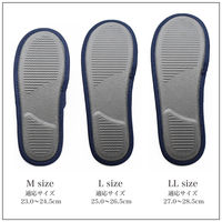 オクムラ 洗える超軽エアスリッパM BK AAAN2002BK 1セット（2足）（直送品）