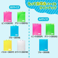 日本ノート もってカエルファイルB5(ブルー) SE01B 1セット(5冊)（直送品）