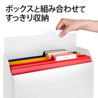 プラス PP個別フォルダー+ A4 ホワイト 白 1袋（5冊入） 86810（わけあり品）