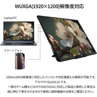 14インチ ワイド モバイルディスプレイ(1920x1200/IPS/miniHDMI/TypeC) JN-MD-IPS1401FHDR（直送品）