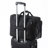 ビジネスバッグ 15.6インチワイド 3WAY ブラック 出張用 大型 BAG-3WAY22BK 1個（直送品）
