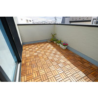 アイリスオーヤマ ウッドタイルデッキ WTD-12 1枚【ジョイントタイル】