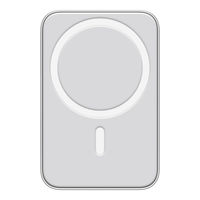 ワイヤレス充電器 車載用 Magsafe対応 カーチャージャ― iPhone 14 13 / 12 エアコン吹き出し口用 シルバー　Belkin ベルキン