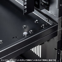 【アウトレット】サンワサプライ 19インチマウント型サーバーラック(18U・D1100) CP-SVT18U 1個（直送品）