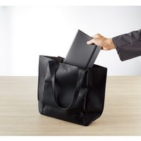 コクヨ 2つ折りクリヤーブック＜BIZRACK＞(固定式 サイドスローR) ブラウンブラック ラ-BRFL10ND 1冊