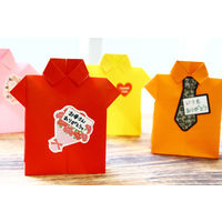 クラサワ A4おりがみ 手作りギフトバッグ P0150 1セット（75枚：15枚×5袋）