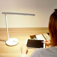 大河商事 ＬＥＤタッチ式デスクライト　ナイトライト　シンプル　３段調色調光　ホワイト wasser76-WH 1台（直送品）