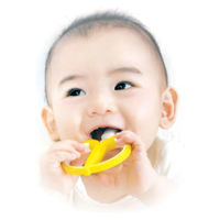 【6ヵ月から】はじめて使う歯ブラシ バナナ KJC