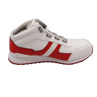 ＺＧ ZG-04 ダイヤル式セーフティーミドル 25cm ホワイト／レッド コーコス信岡 1足（直送品）