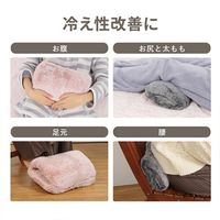 QUADS 蓄熱式湯たんぽ 温度設定機能30～65度 急速充電 肌触りのいいカバー付 ピンク YTP001PK 1台（直送品）