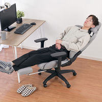 武田コーポレーション ファブリックゲーミングチェア GMES-F07GRY １箱（直送品）