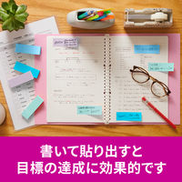 スリーエム(3M) ポストイット ふせん 付箋 強粘着 75mm×25mm マルチカラー2 1箱（24冊入） 5001SS-MC-2N