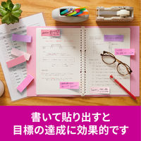 スリーエム(3M) ポストイット ふせん 付箋 強粘着 75mm×25mm マルチカラー7 1箱（24冊入） 5001SS-MC-7N