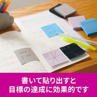スリーエム(3M) ポストイット ふせん 付箋 強粘着 ノート 75mm×75mm マルチカラー9 1箱（12冊入） 6541SS-MC-9