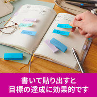 スリーエム(3M) ポストイット ふせん 付箋 強粘着 見出し 50mm×15mm マルチカラー2 1箱（32冊入） 7001SS-MC-2N