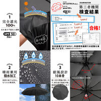 大河商事 晴雨兼用日傘 完全遮光UPF50PA＋ 耐風 ４段 メンズ おしゃれ グレー solshade021-GY 1本（直送品）