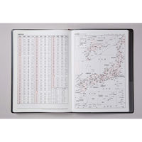 高橋書店 【2024年版】デスクダイアリー A5 見開き1週間 月曜始まり 黒 60 1冊（直送品）