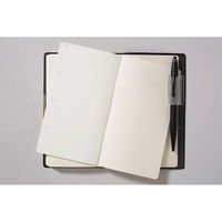 高橋書店 【2024年版】ニューダイアリーアルファ14 手帳判 片側1週間+ノート 月曜始まり 黒 113 1冊（直送品）