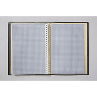 高橋書店 【2024年版】リングダイアリー A5 見開き1週間 月曜始まり 黒 452 1冊（直送品）