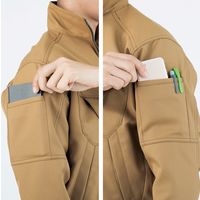 アンドレスケッティ A-8080 裏綿半袖ブルゾン（バイカラータイプ） LL ブルー コーコス信岡 1着（直送品）