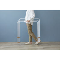 アイリスオーヤマ 折りたたみバスタオルハンガー ホワイト FBH-700 1台