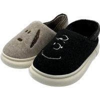 コマリヨー PEANUTSスヌーピーレディーススリッパサンダル8213 BLK L 8213 1足　ナースサンダル