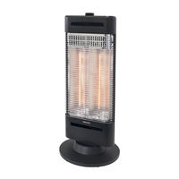 YAMAZEN 遠赤外線 カーボンヒーター 2段階切替 自動首振り 障害物センサー搭載 900W DC-SW093(AB) 1台