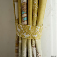 スミノエ ピーターパン カーテン ディズニー フライインザスカイ 1500×1000mm イエロー １セット(2枚入)（直送品）