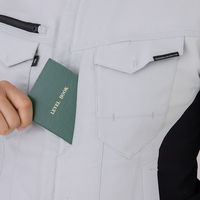 アンドレスケッティ A-7071  ストレッチ長袖ジャケット 4L ブルー コーコス信岡 1着（直送品）