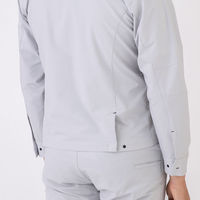 アンドレスケッティ A-9180  軽量・４ＷＡＹ　ストレッチ長袖ジャケット 3L シルバー コーコス信岡 1着（直送品）