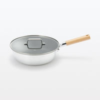 無印良品 中が見えやすい 強化ガラス蓋 直径28cm対応 良品計画