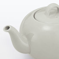 無印良品 日常の器 ティーポット グレーベージュ 約700mL ストレーナー付き 良品計画