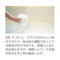 浴槽掃除いらずな入浴剤 ポードペシェ バスパウダー 泡風呂 保湿 1個（25g×2回分）KGP JAPAN