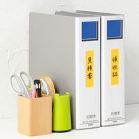 アスクル はたらく ロールふせん 25mm×10m巻 ビビッドオレンジ 1箱（2巻入） ロール付箋 オリジナル