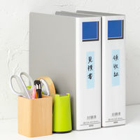 アスクル はたらく ロールふせん 25mm×10m巻 パステルブルー 1箱（2巻入） ロール付箋 オリジナル