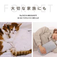 QUADS 蓄熱式湯たんぽ 肌触りのいいもふもふカバー付 アイボリー QS330IV 1台（直送品）