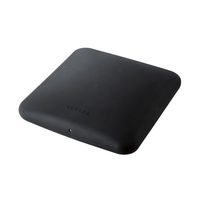 バランスディスク クッション スクエア型 ポンプ付(空気入れ) 片面突起付 ブラック HCFWBBSBK エレコム 1個