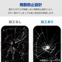 iPhone15/15Plus カメラカバー ガラス 強化ガラス クリア PM-A23AFLLP1CR エレコム 1個